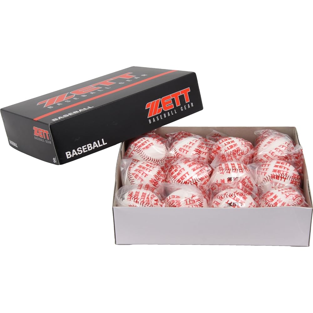 ZETT Baseball Safety Ball (for lower elementary school grades, 1 dozen, 12 balls) BB1400D