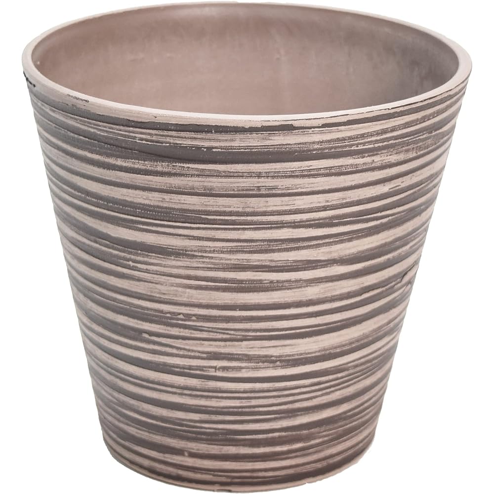 Lead Style DP Pot 35 For Ornamental Plant Pot Cover No Hole Resin White W35 x D35 x H60cm 12UFH35WH