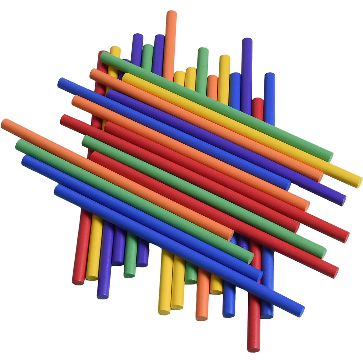 Rhythm sticks for children 30 pieces bulk purchase 12 inches Wood music Lumi sticks 6 colors