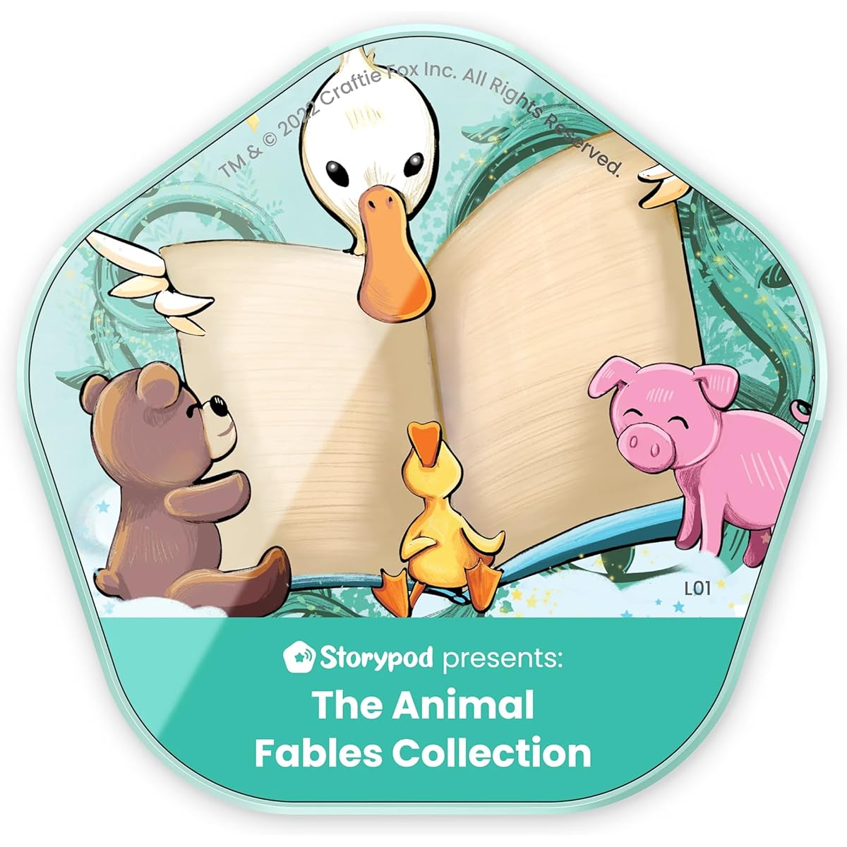 Storypod Token - The Animal Fables Collection - Classic Children's Stories - For Kids, Toddlers & Kids - SEL Audio Learning & Interactive Play Fun