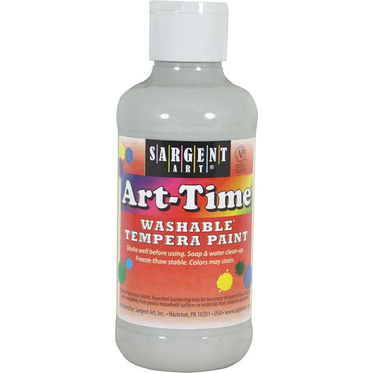 Sargent Art 17-4196 8oz Art Time Washable Tempera Paint, White