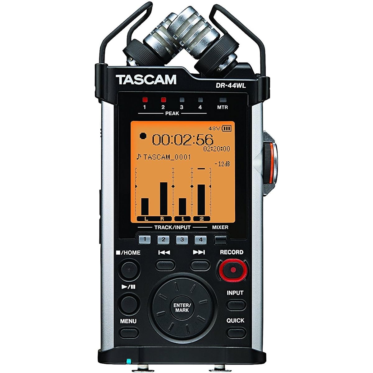 TASCAM Linear PCM Recorder High Resolution/Wi-Fi Connection Compatible 4TR DR-44WL