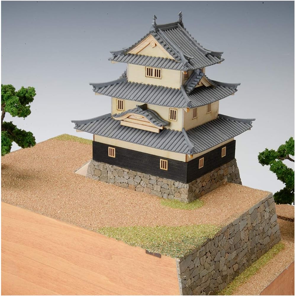Woody Joe 1/150 Marugame Castle Wooden Model Assembly Kit