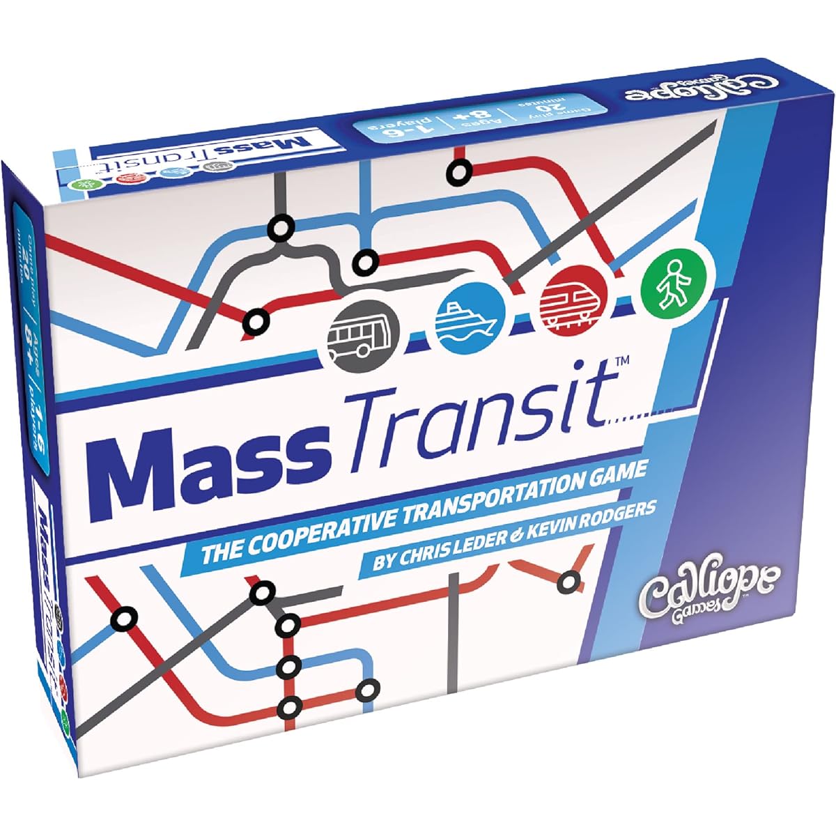Mass Transit Card Game 1-6 Players Fast-paced Cooperative Game