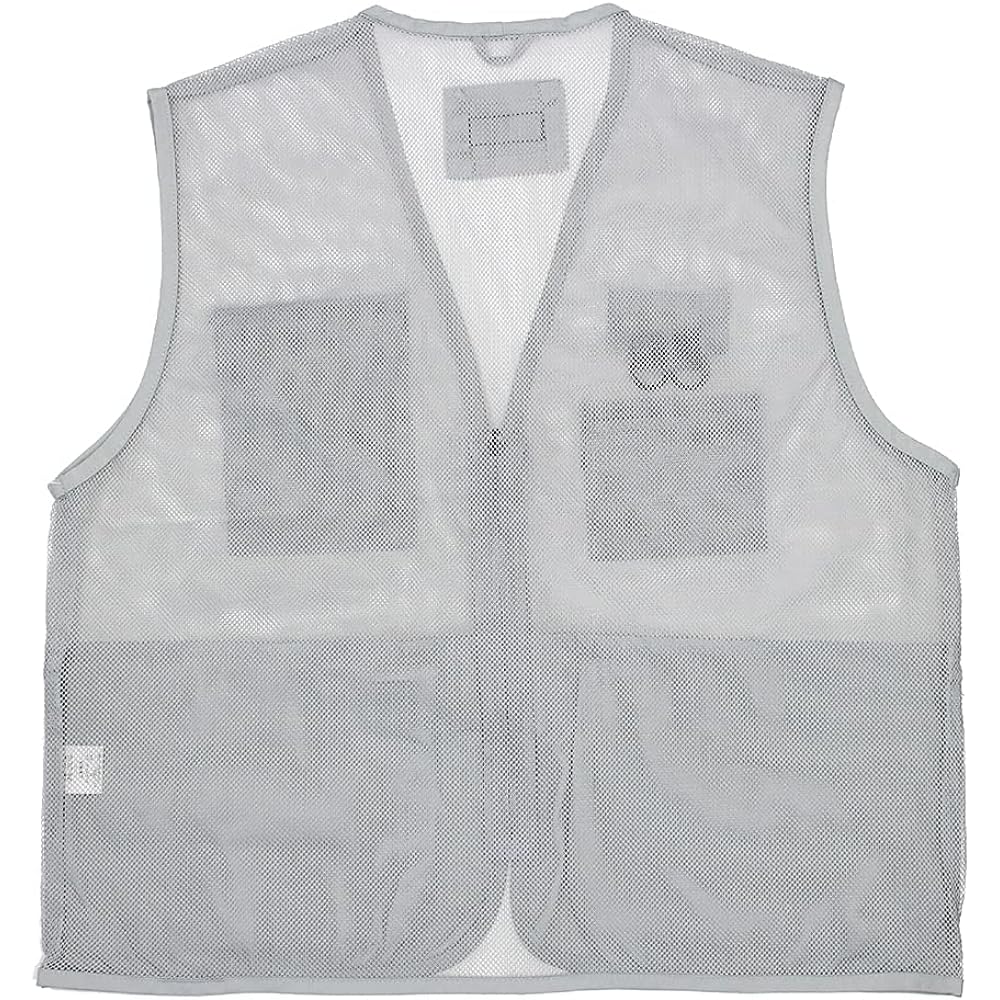 [RUCK DAM SPIRITS] All mesh vest, lightweight, breathable, outdoor, camping, fishing, fishing vest, for photographers, mountain climbing, multi-functional vest