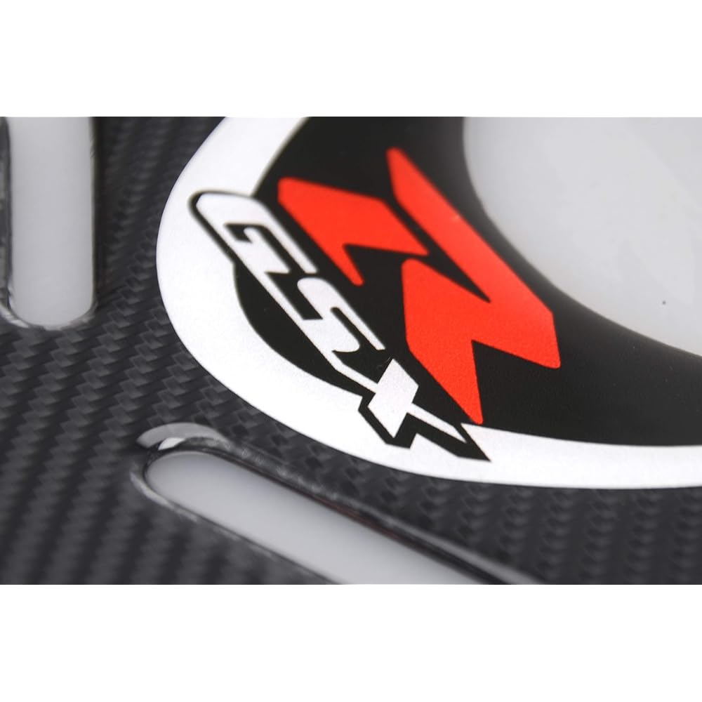 REVSOSTAR Real Carbon Look Motorcycle Reflective Sticker Vinyl Decal Emblem Protection Gas Tank Pad for Gixxer GSXR 600 750 2006-2016 / GSXR1000 2007-2008 GSXR1300 Hayabusa 2008-2016
