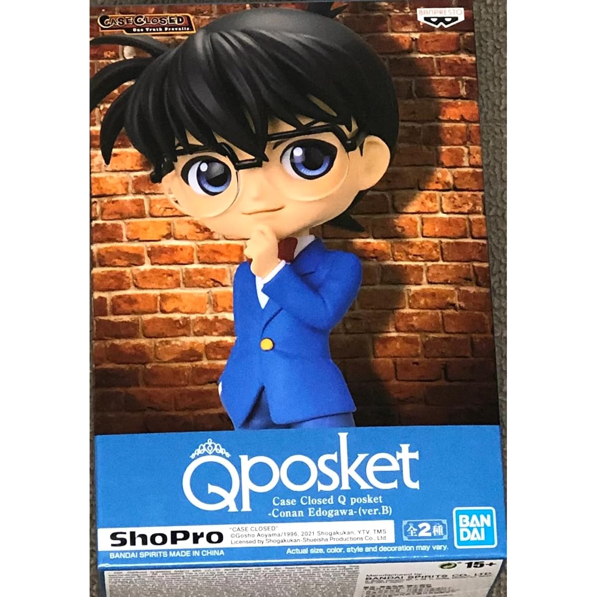 Detective Conan Q posket Edogawa Conan Figure B
