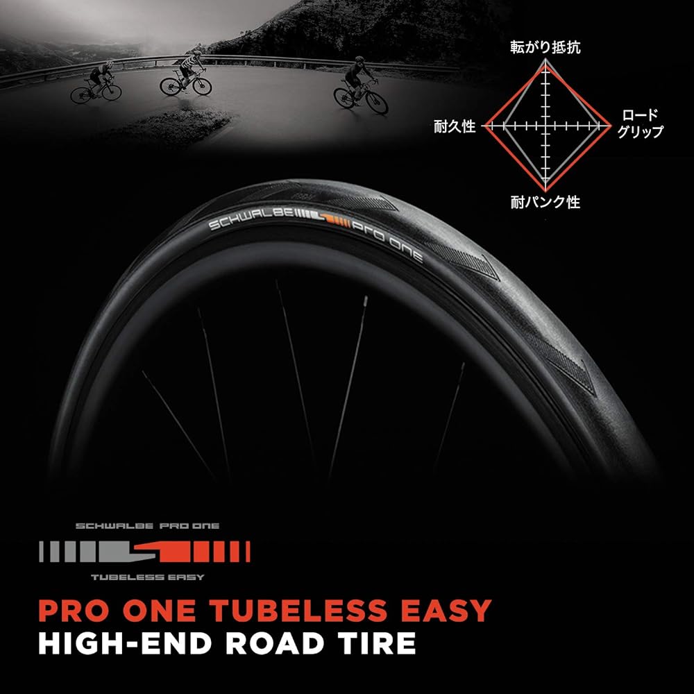 [Genuine] Schwalbe Pro One TLE Type 700x30C Kevlar Bead 11654218 [Road Race]