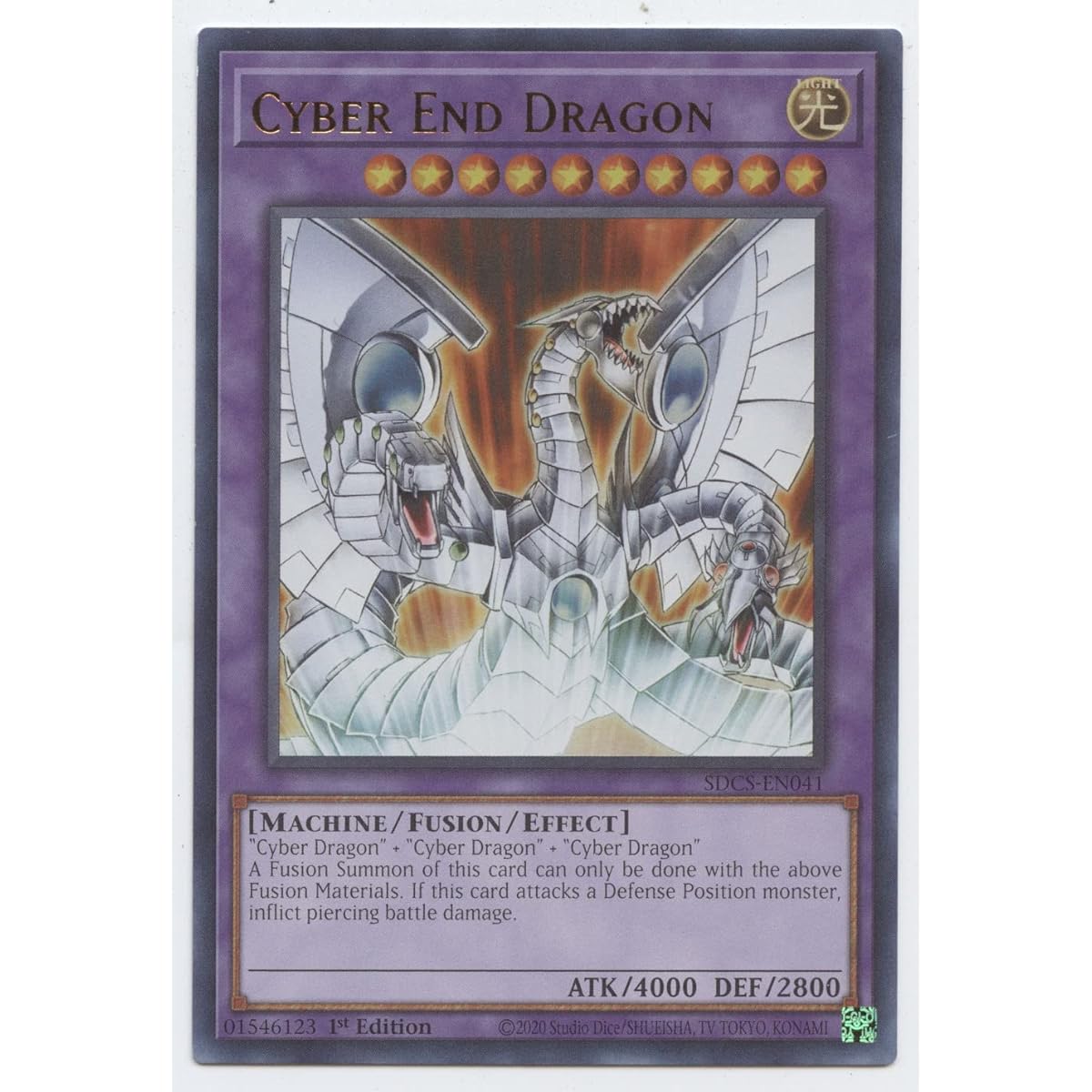 Cyber End Dragon SDCS-EN041 Ultra Rare 1st Edition