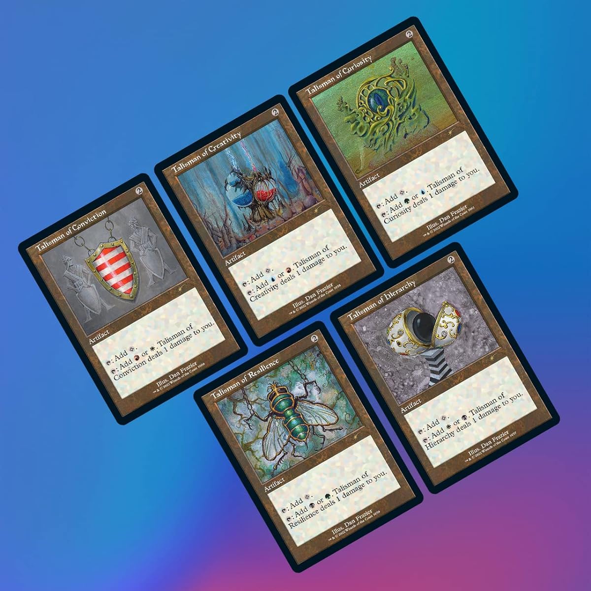 Magic the Gathering Secret Lair: Dan Frazier Returns: Talisman of the Enemy (Foil)