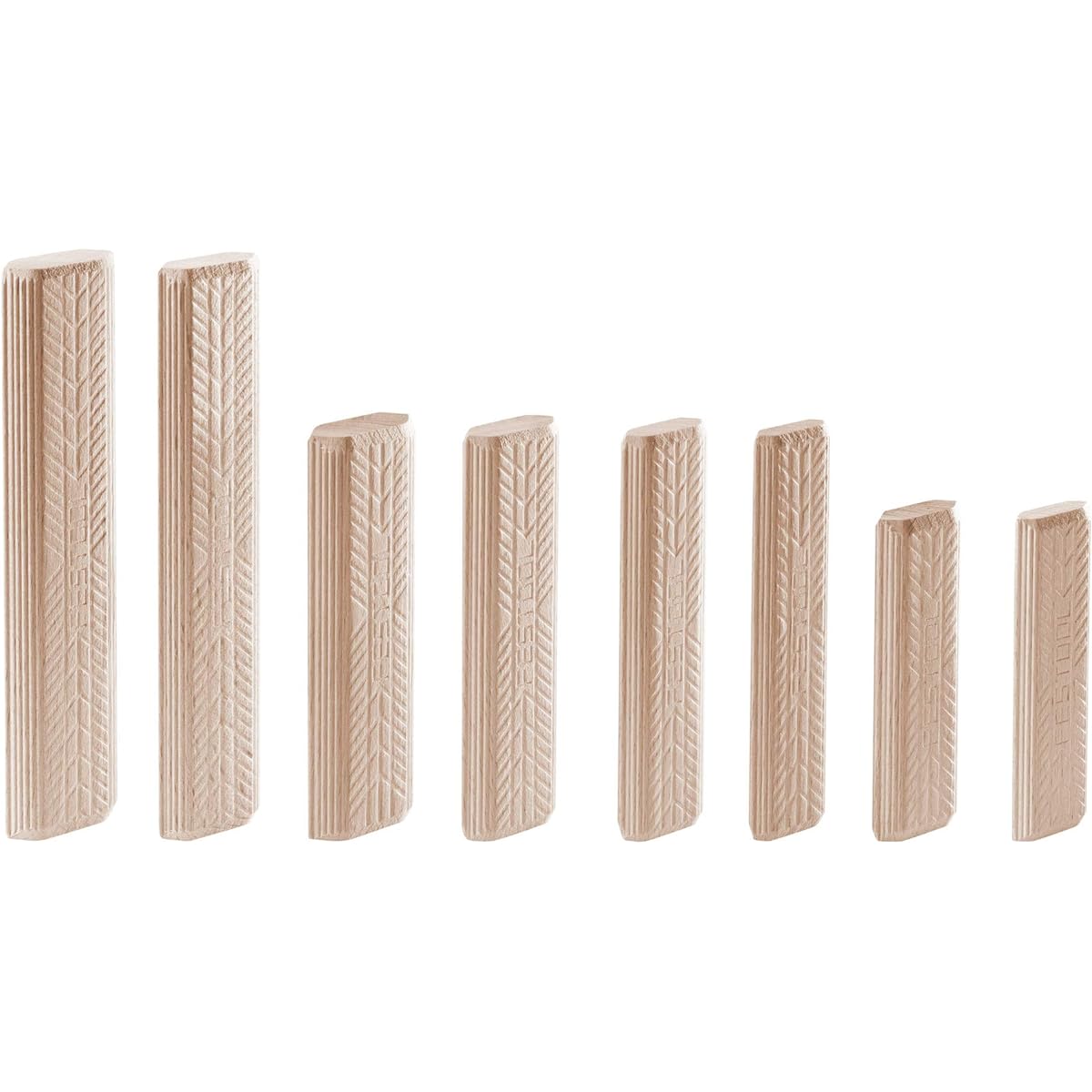 FESTOOL DF700 Domino Chips, Various Sizes/Officially Imported from Japan (10 x 80mm, 150 pieces [498214] 006.90.122)