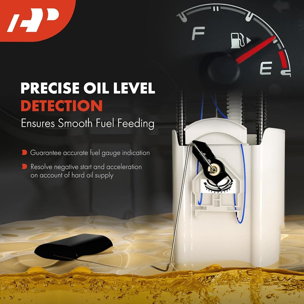 A-Premium Electric Fuel Pump Module Assembly for Chevrolet Silverado 1500 GMC Sierra 1500 2004-2006 Sierra 1500 Classic 2007 4.8L 5.3L 6.0L Crew Cab Only 69.2" Bed