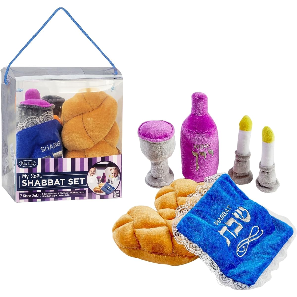 Rite Lite My Soft Shabbat Set - Kids Plush Toy Set