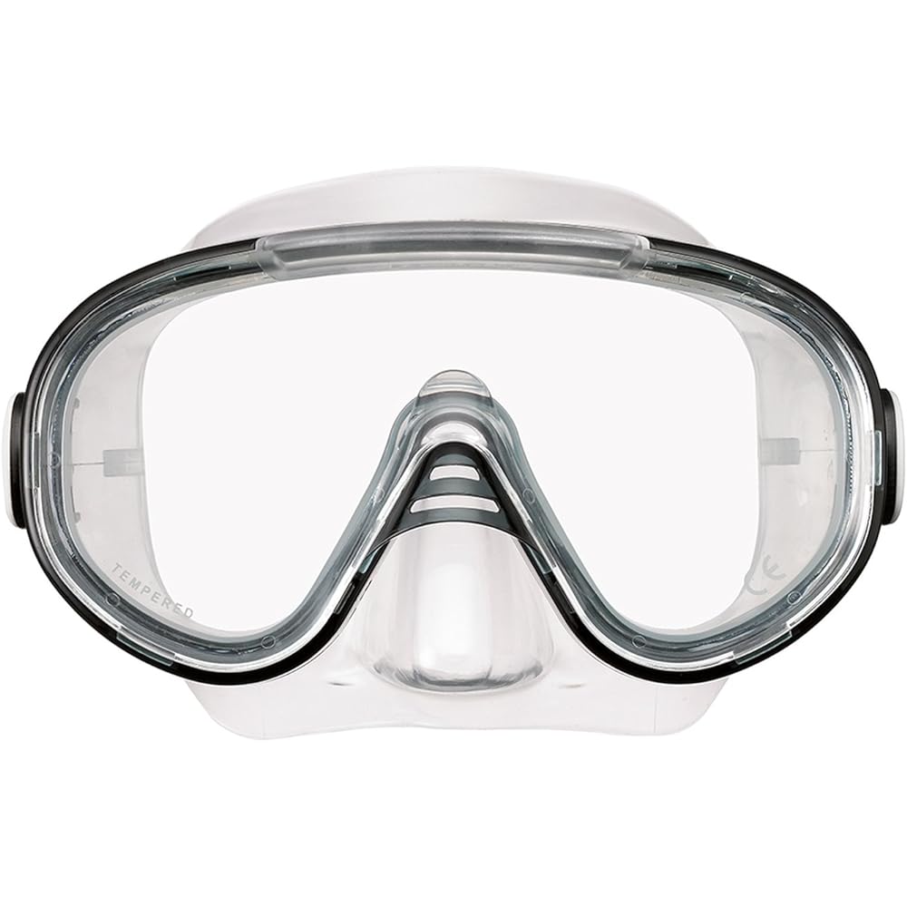 REEF TOURER Snorkeling Snorkel Mask Fin 3 Piece Set Made of Elastomer RP9101
