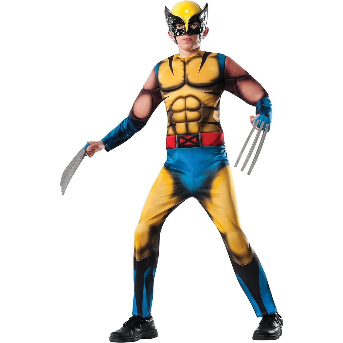 Marvel Deluxe Wolverine Kids Costume Marvel Deluxe Wolverine Kids Costume Halloween Size: Large (12-14)