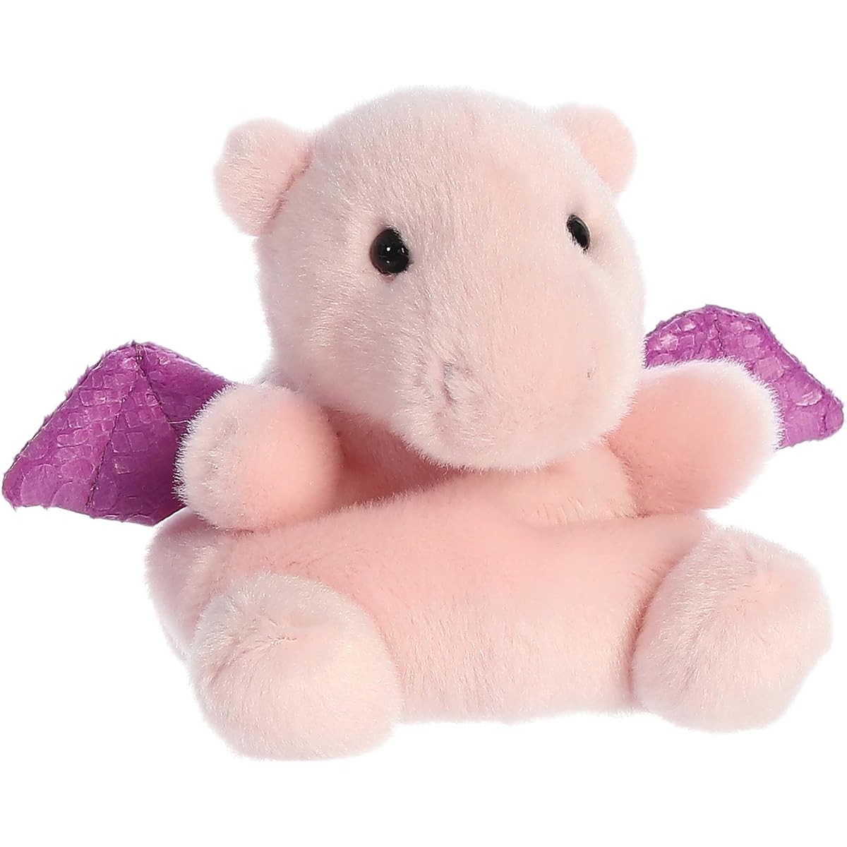 Aurora® Adorable Palm Pals™ Aria Pink Dragon™ Plush - Pocket-Sized Play - Collectible Fun - Pink 5"