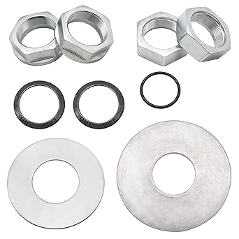 M MATI Axle Nut Washer Seal for Honda Rancher 420 TRX420 2007-2013 90307-HM5-930 90308-HM5-930 90481-HC4-000