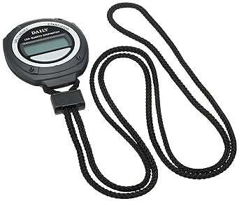 RHYTHM DAILY Stopwatch Black