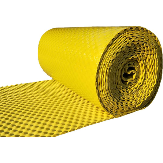 10M Acoustic Foam, Environmentally Friendly Durable Sound Absorbing Cotton Music Room Dance Studio Soundproofing Foam (Blue) (Yellow)