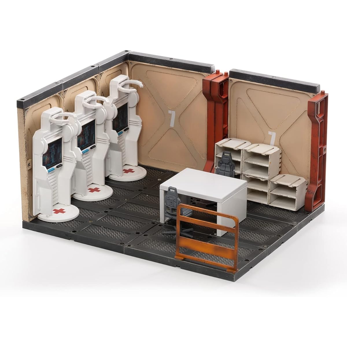 JOYTOY Theme Scene Base for 1/18 Action Figures Mecha Depot: Medical Area