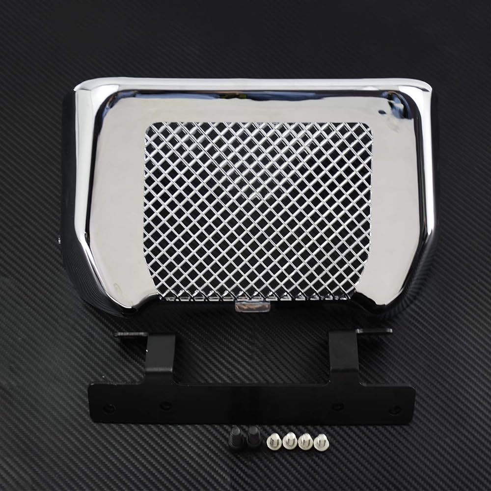 YHMTIVTU Oil Cooler Outer Cover Set for Harley Touring Road King FLHR Electra Glide