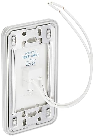 Panasonic (Panasonic) Embedded push button normally open type A contact with splash-proof plate and lead wire WS6561K