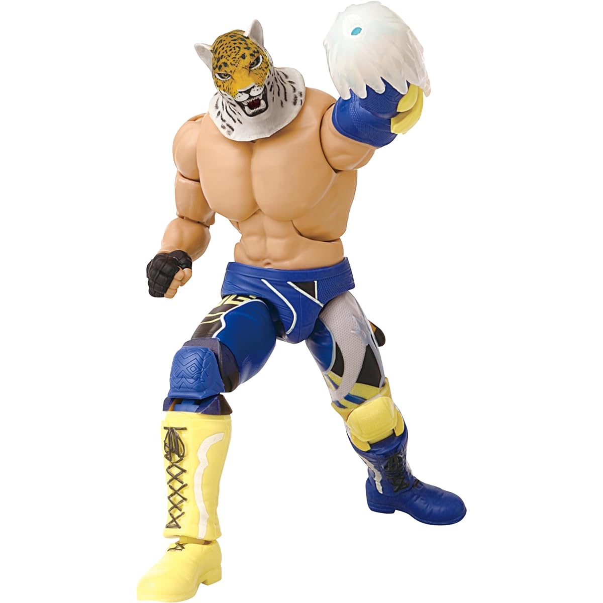 BANDAI Game Dimensions Tekken King Action Figure | 17cm King Figure with 17 Joints and Accessories Based on the Tekken Video Game | Action Figure Girls and Boys Toys