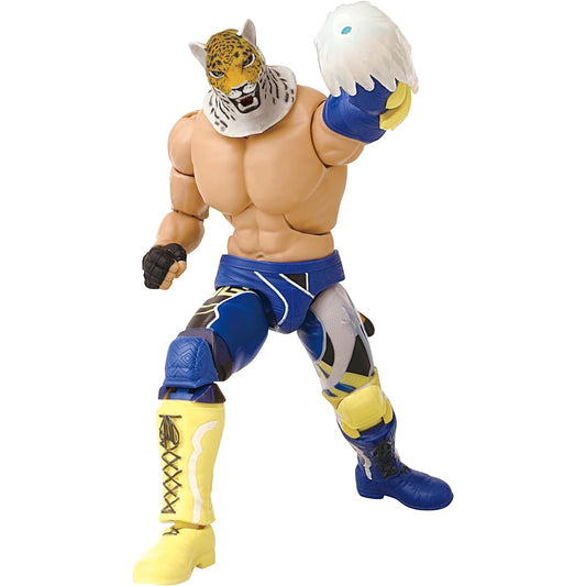 BANDAI Game Dimensions Tekken King Action Figure | 17cm King Figure with 17 Joints and Accessories Based on the Tekken Video Game | Action Figure Girls and Boys Toys