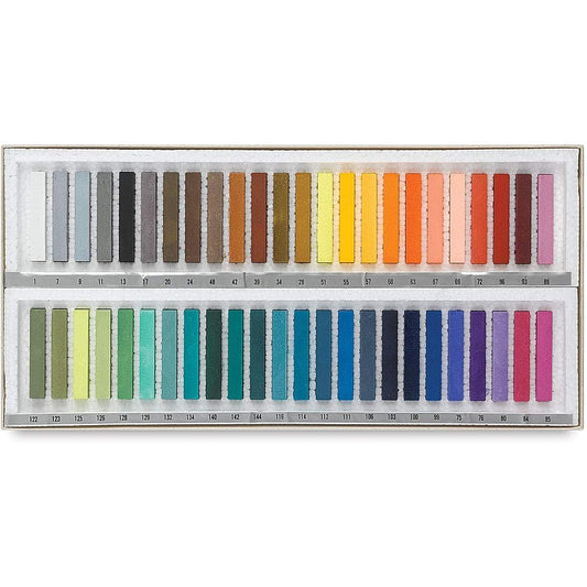 Holbein Soft Pastel Cardboard Box Set of 72 Assorted Colors