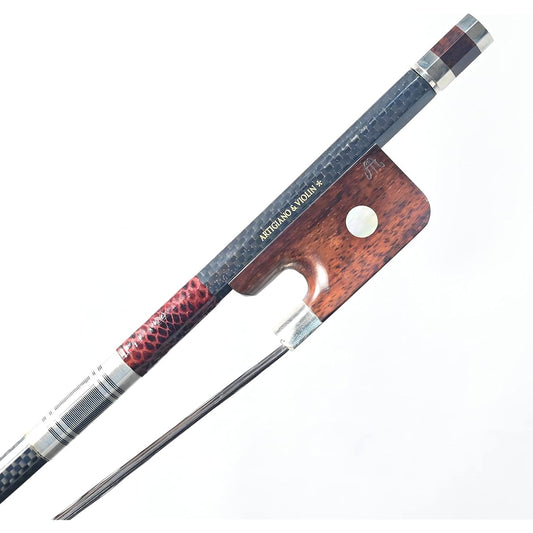ARTIGIANO&VIOLIN Snake Wood Frog Carbon Fiber Double Bass Bow French Style AW-205