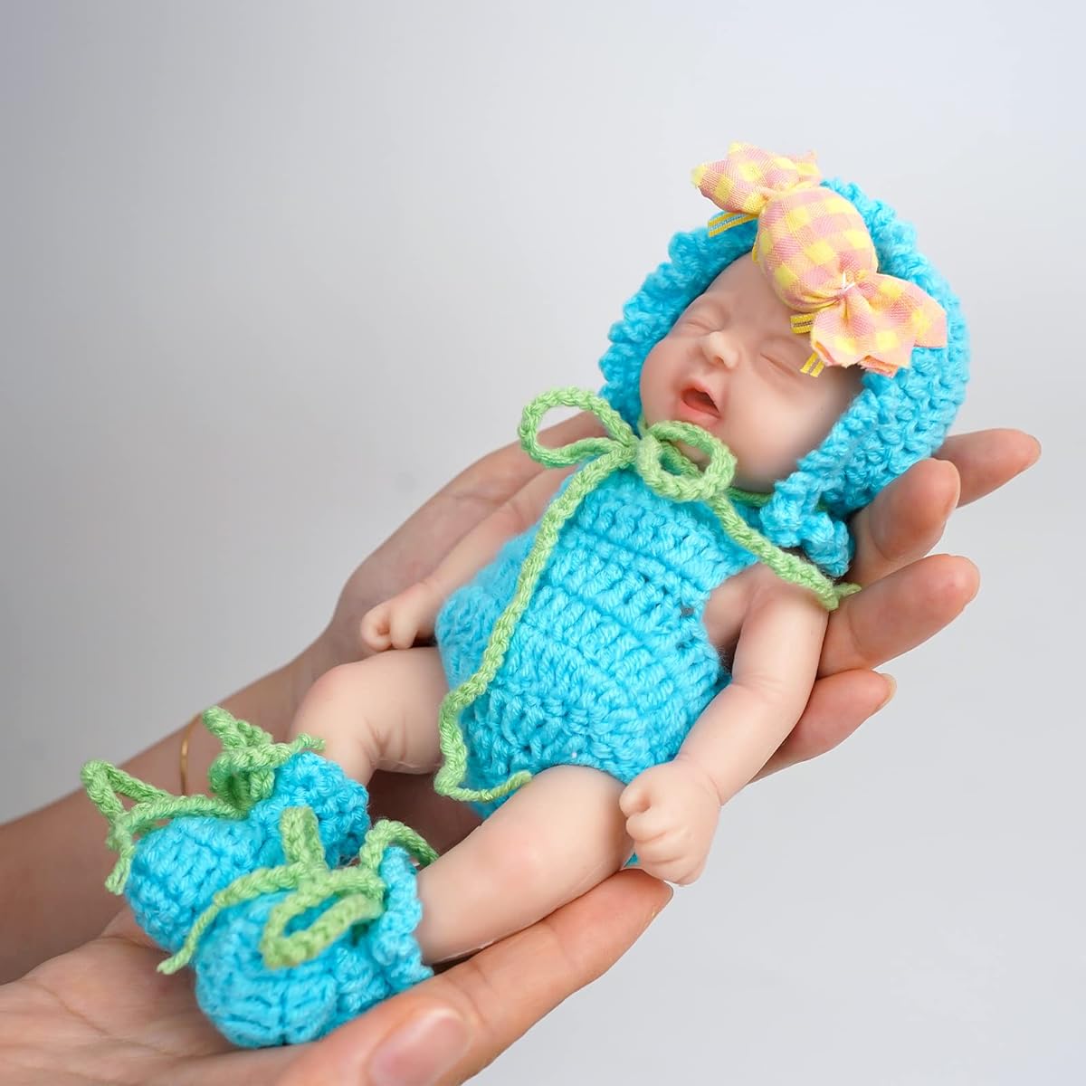 Miaio Mini Reborn Doll Boy Kit 7inch Micro Preemie Full Body Silicone