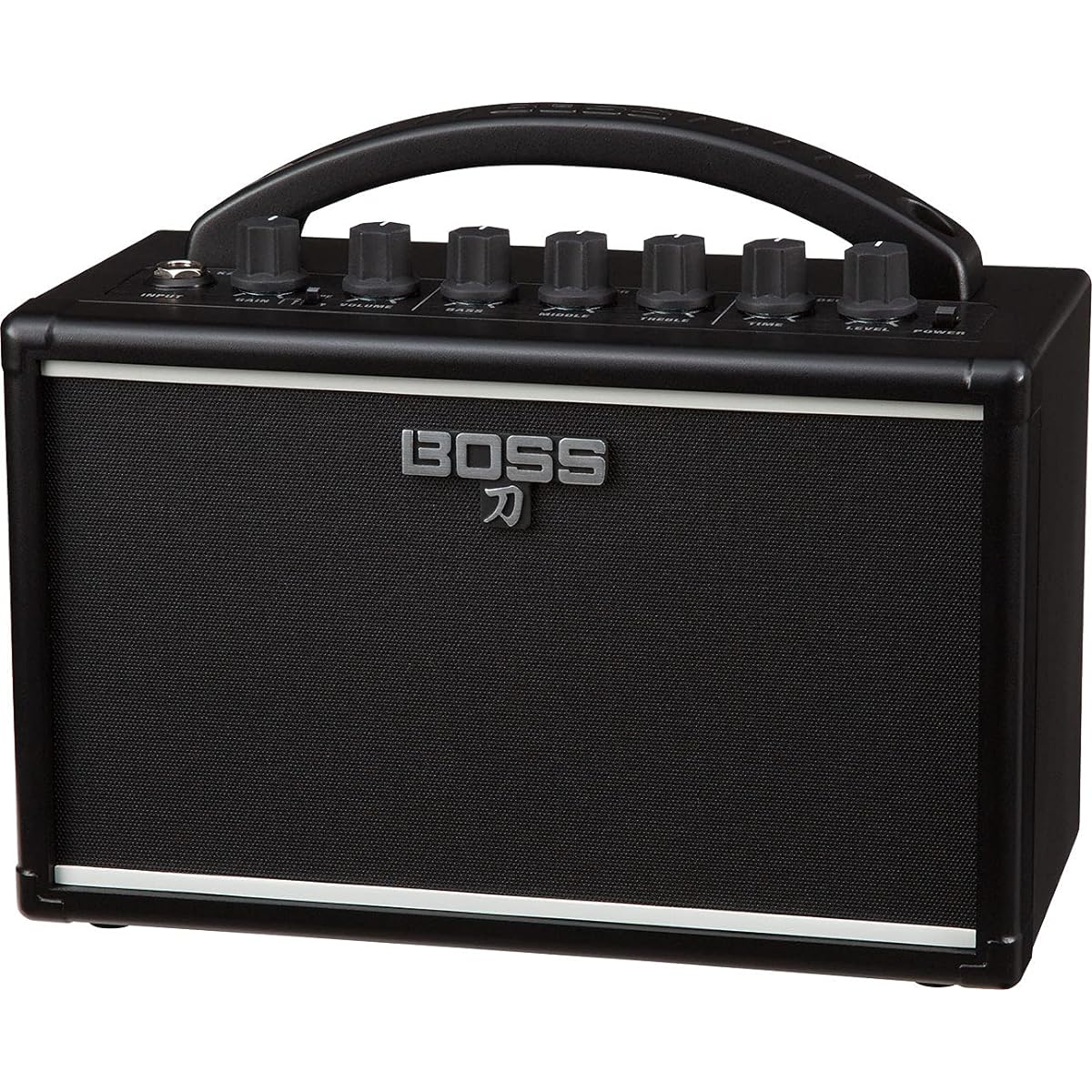 Boss Katana Mini Guitar Combo Amp Bundle with Roland Instrument Cable and 24-Pack Picks