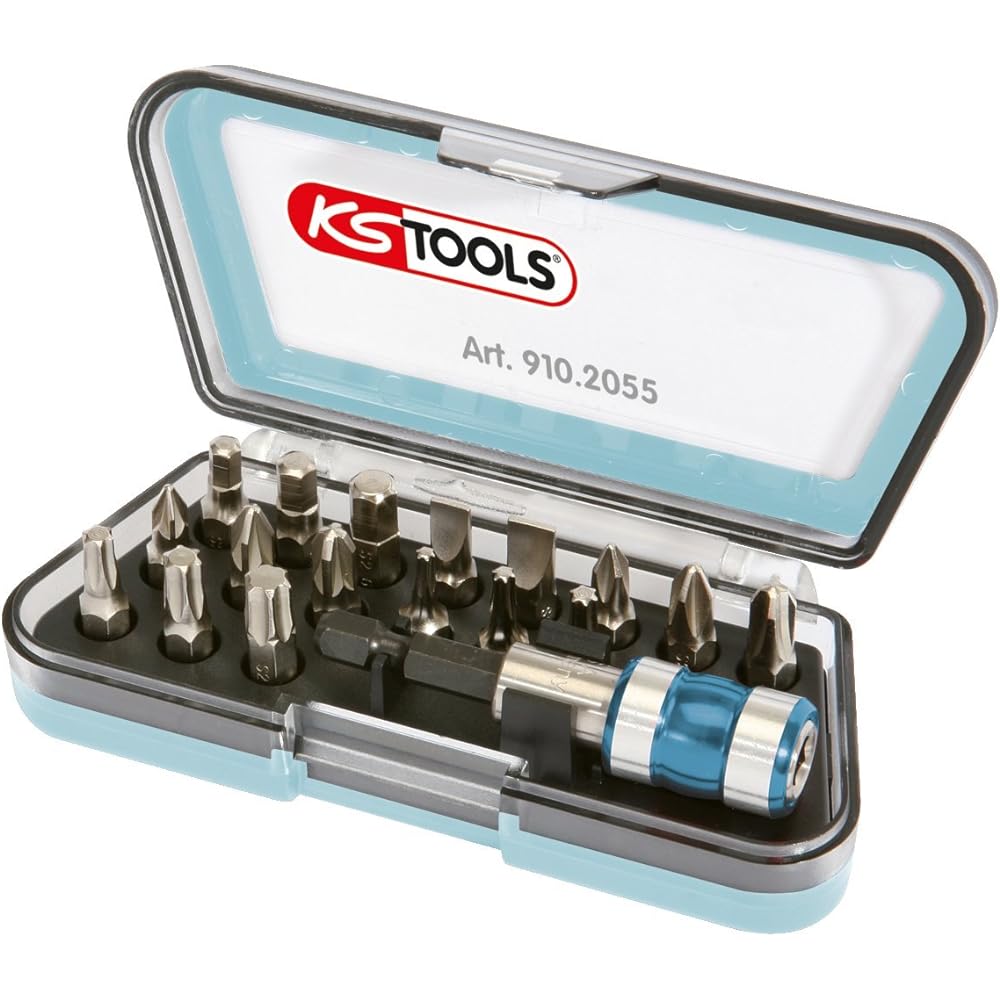 KS TOOLS 1/4" STAINLESS STEEL bit set 18 pcs 910.2055