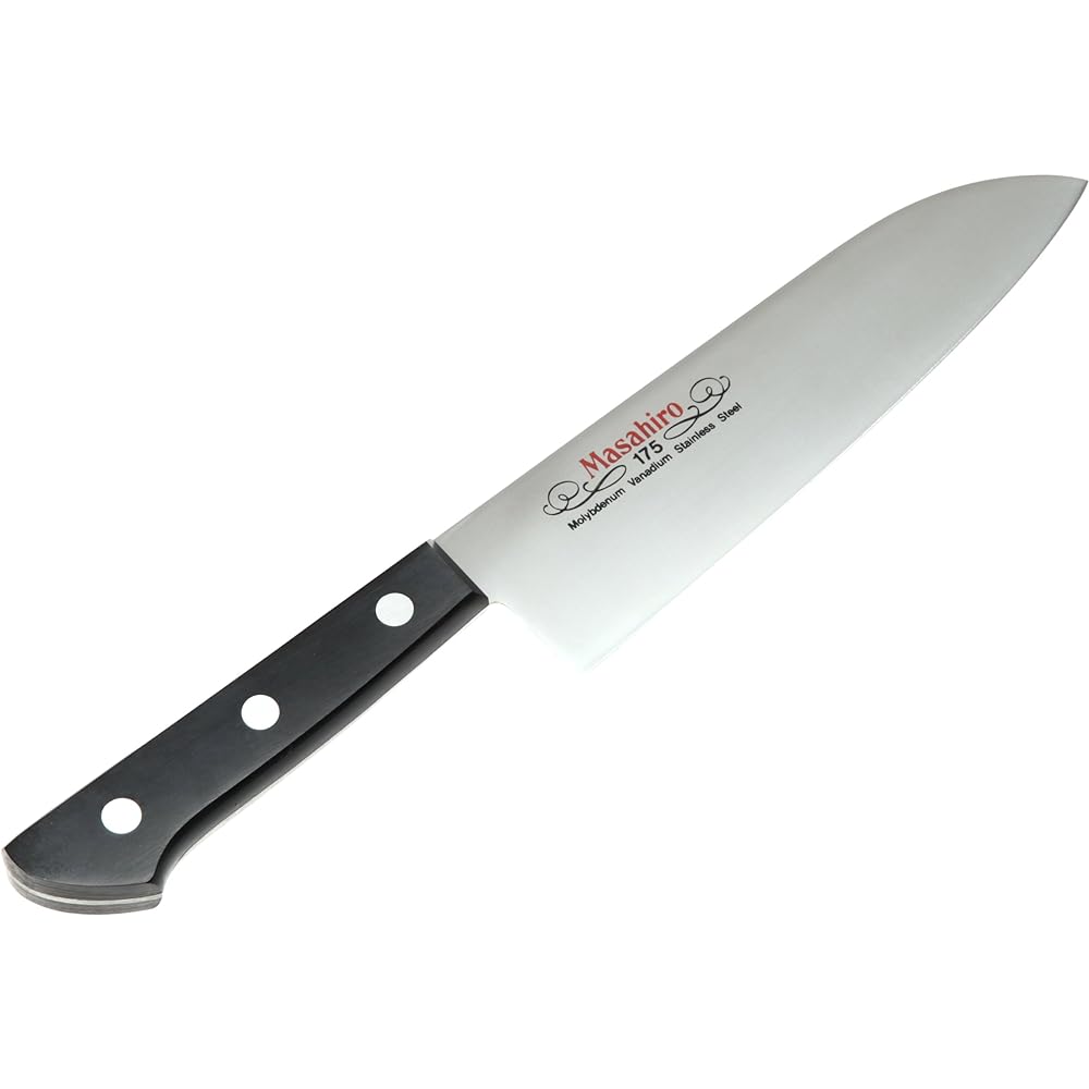 Masahiro's MV black plywood knife bone transparent (horn) 14006
