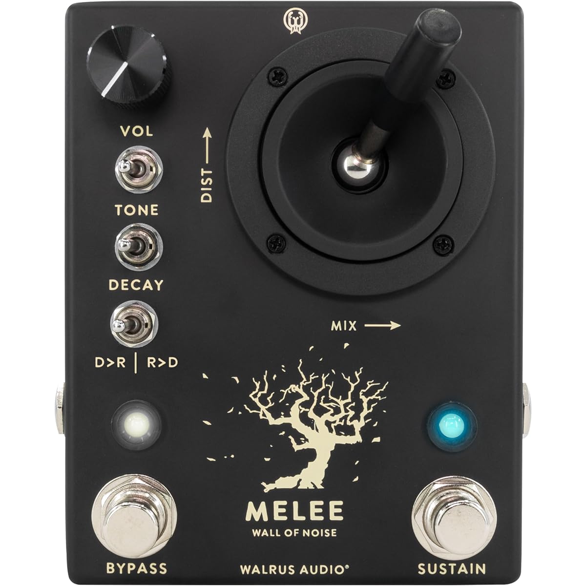 WALRUS AUDIO Melee Wall of Noise Distortion/Reverb WAL-MELEE BLACK