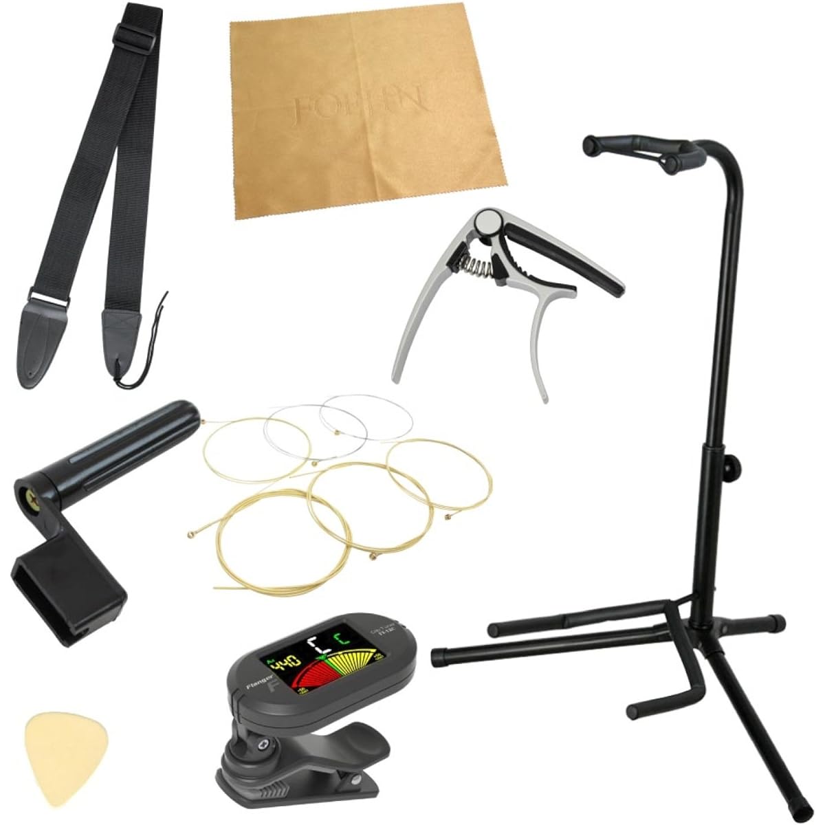 Start with Yamaha! Adult Acoustic Guitar Introductory Set YAMAHA JR2 NT Mini Acoustic Guitar 9 Piece Set