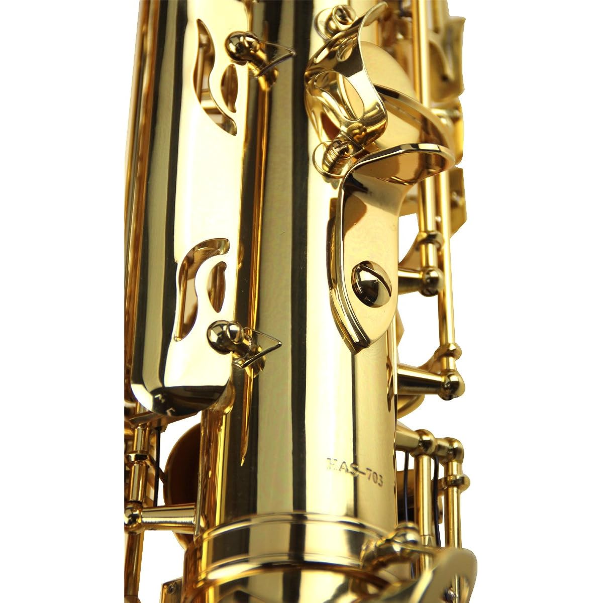 [Hilax] Beginner Introductory Alto Saxophone HAS-703 (Gold Luxurious Hand Engraving) (Japanese Instruction Manual Included)