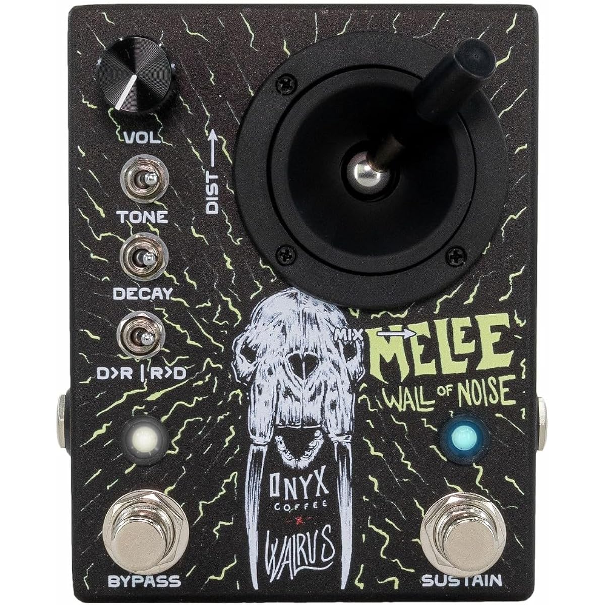 Walrus Audio/Melee: Wall of Noise WAL-MELEE/ONY Distortion Reverb Black Friday 2023 Limited Onyx Edition