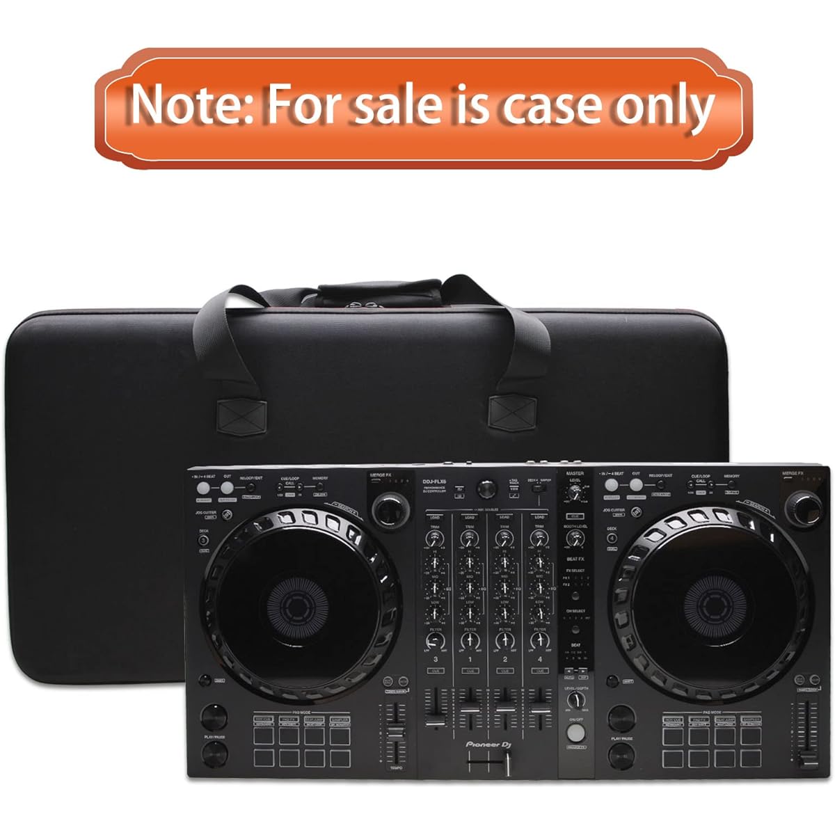 LTGEM Case Pioneer DJ DDJ-FLX6 4 Deck Rekordbox Serato DJ Controller Travel 28.7 x 14.74 x 4 inches