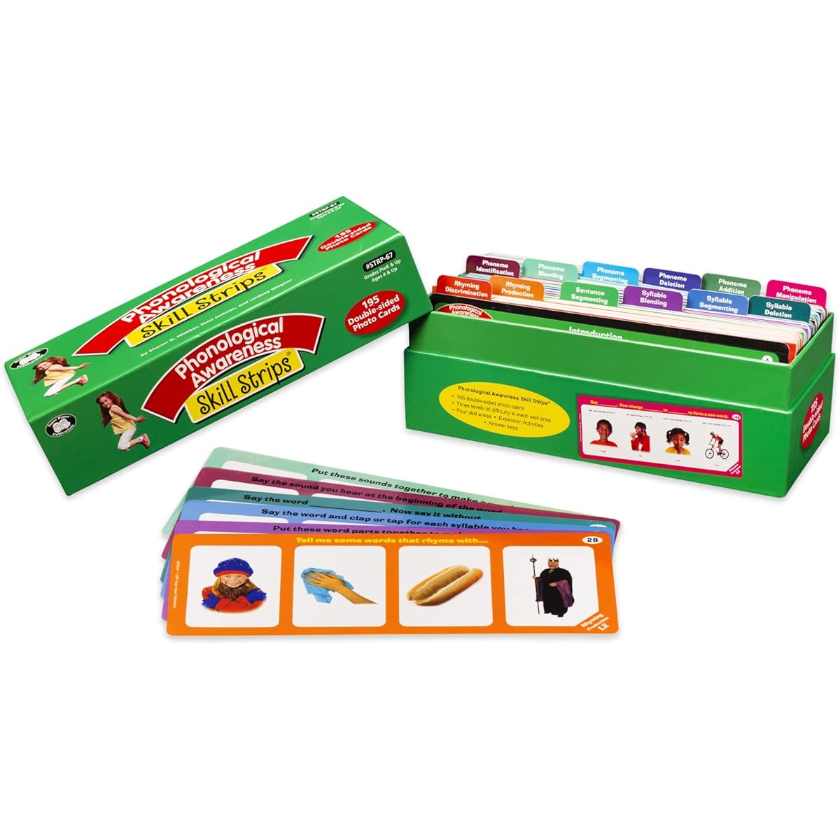 Super Duper Publications | Speech Awareness Skill Strips® Photo Flash Cards | Educational Learning Resources for Kids | Skills to Learn to Read | Auditory Processing Disorder Activities