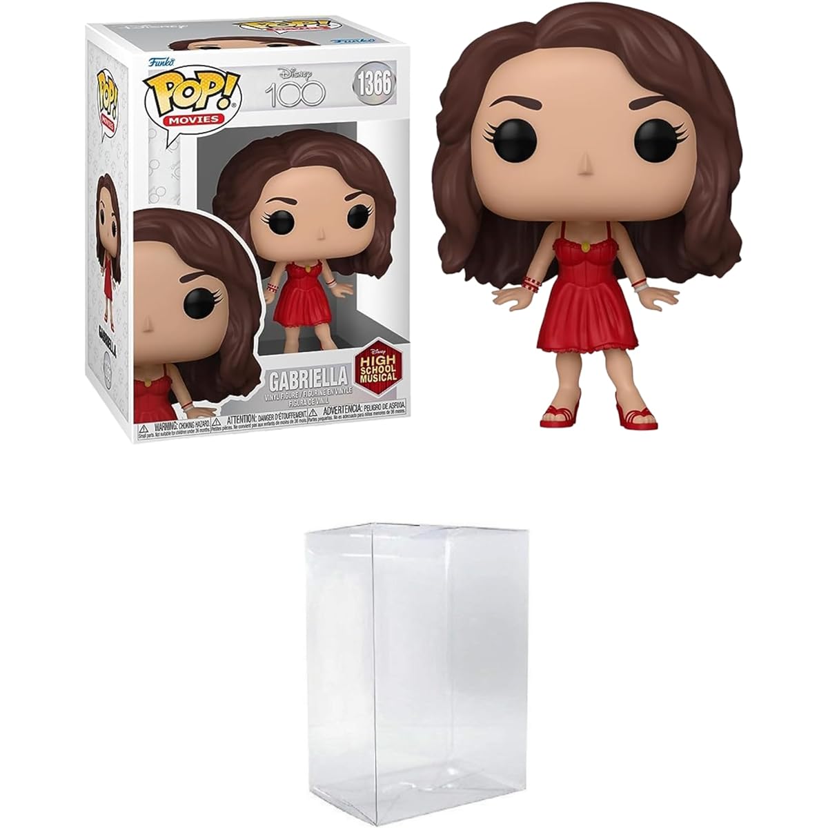 Funko Pop! Movies: Disney 100 - High School Musical Gabriella Byron with Attic Protector