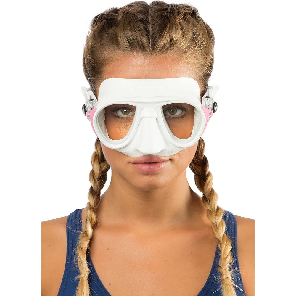 CRESSI Scuba Freedive Snorkeling Mask [CALIBRO] Compact design with fog stop system [Genuine product]