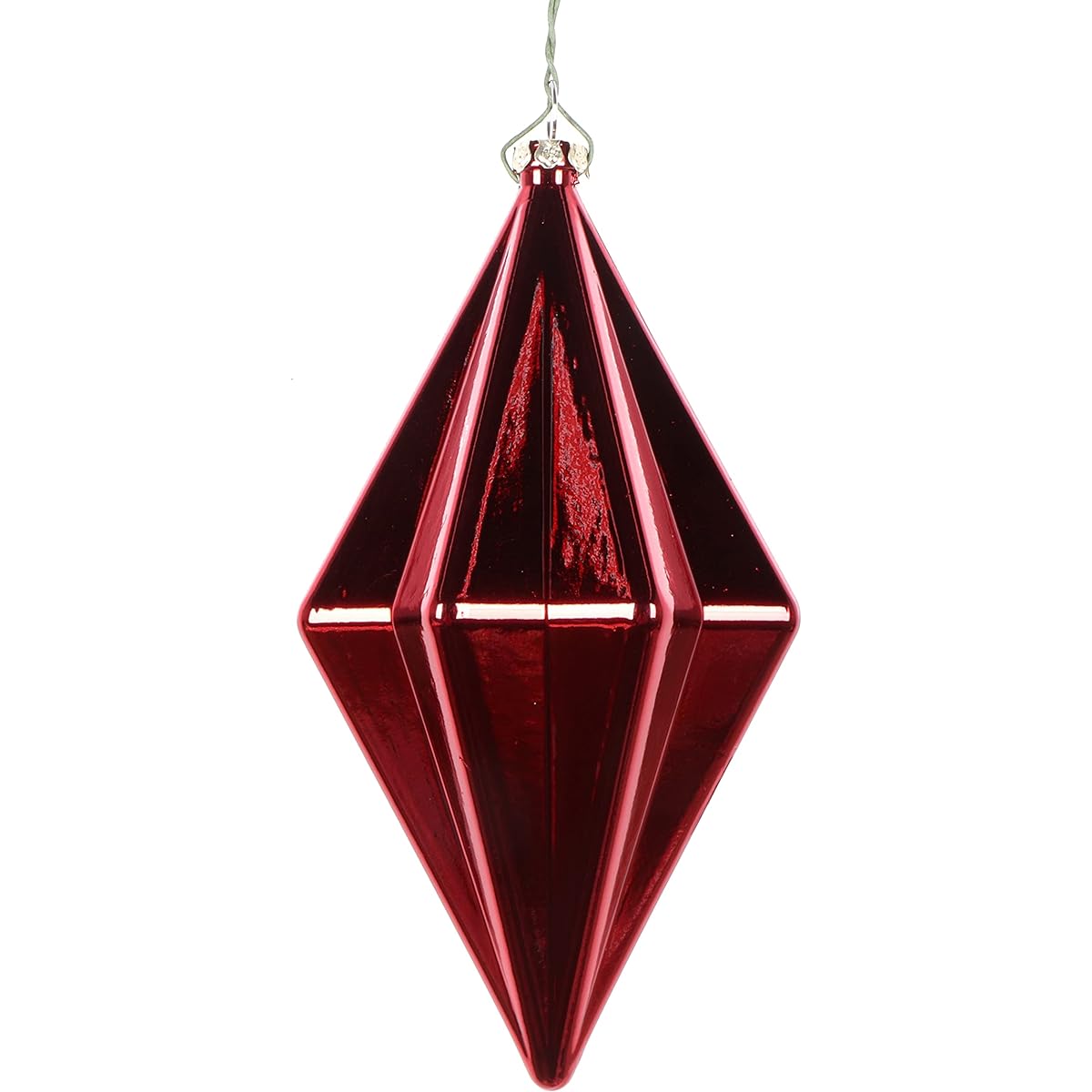 Vickerman 5.5 inch Plum Matte Finial Christmas Ornaments, 4 per bag.