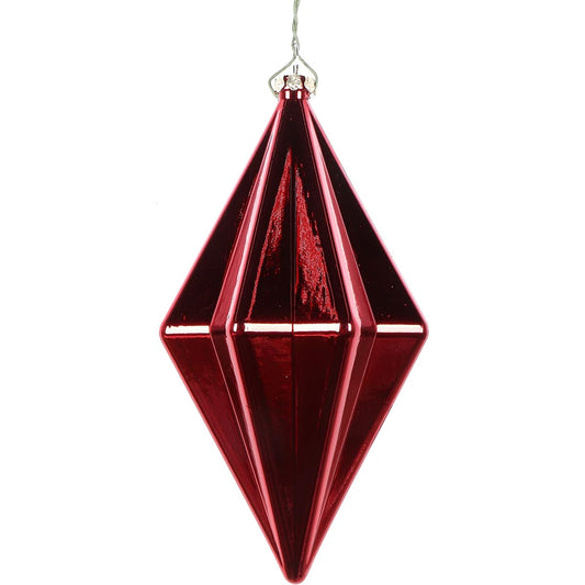 Vickerman 5.5 inch Plum Matte Finial Christmas Ornaments, 4 per bag.