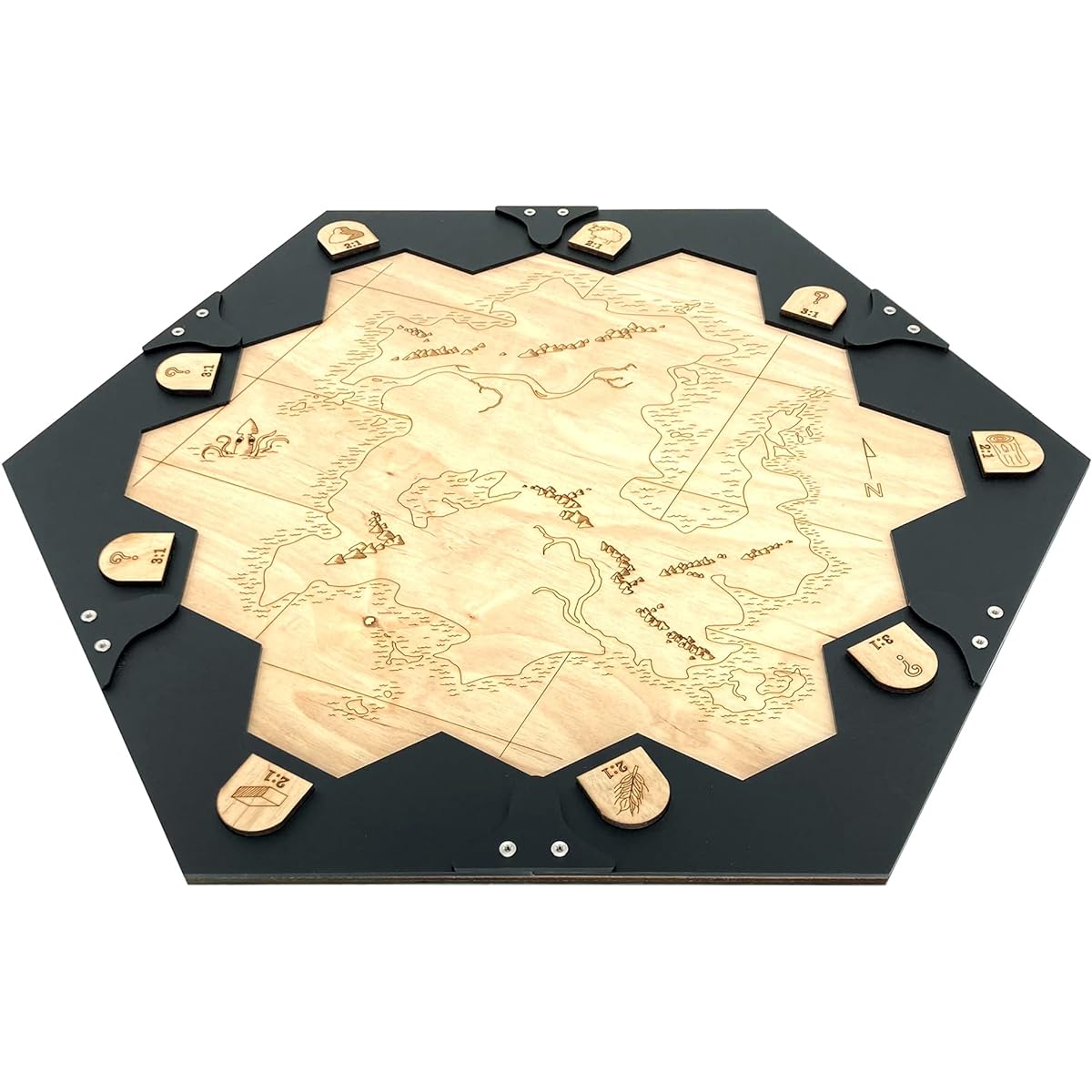 table and frame. Compatible with Settlers of Catan ~ The UNEXPLORED Country.