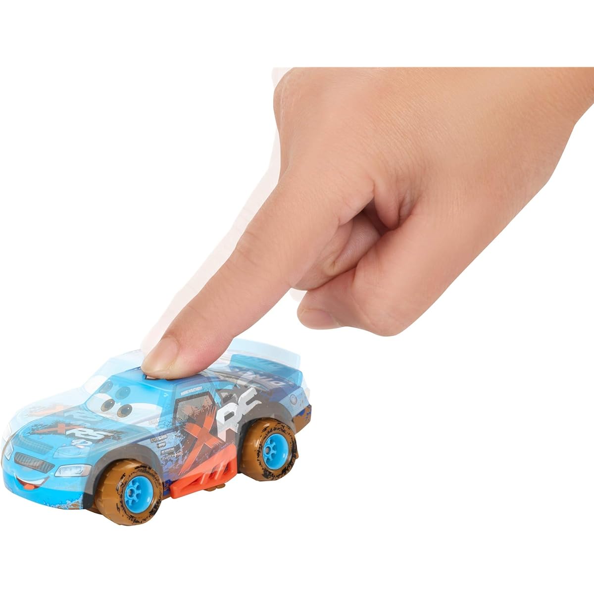 Cars 2018 Mattel 1:55 "Mad Racing" Diecast Minicar 1 Pack Cal Weathers / MATTEL CARS MUD RACING 1PACK CAL WEATHERS [Parallel Import] Disney Pixar Disney PIXAR Movie 3 Crossroads Character Car