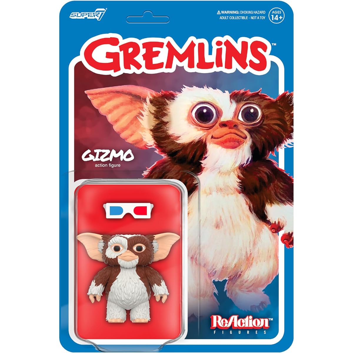 Super7 Gremlins ReAction Figure Wave 01 - Gizmo, 3.75 inch Scale, RE-GREM-04652