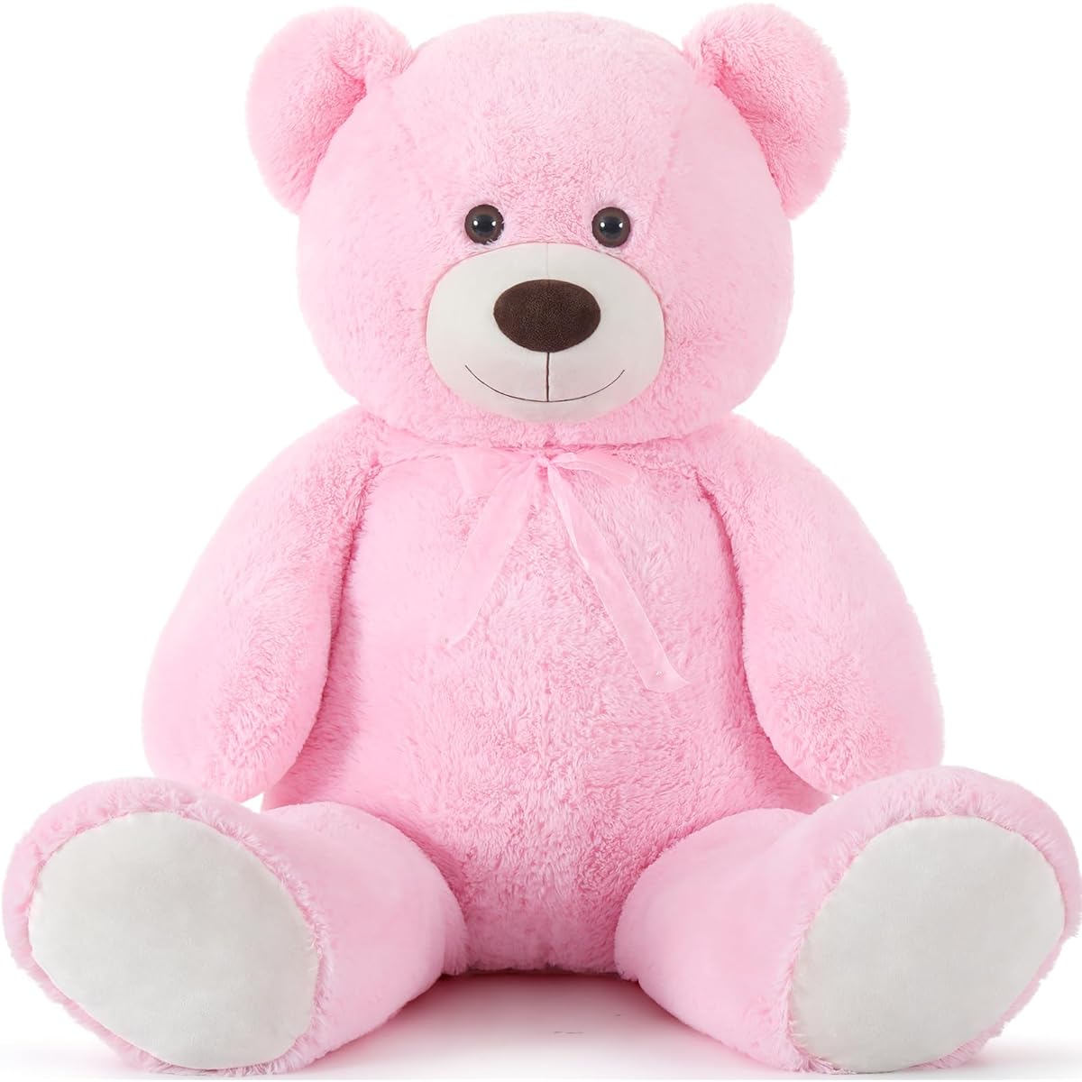 DOLDOA Giant Teddy Bear Soft Stuffed Animals Big Bear Toy for Kids Girlfriend 36 Inch Tan