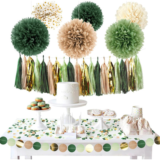 AOBKIAT Olive Green Party Kit