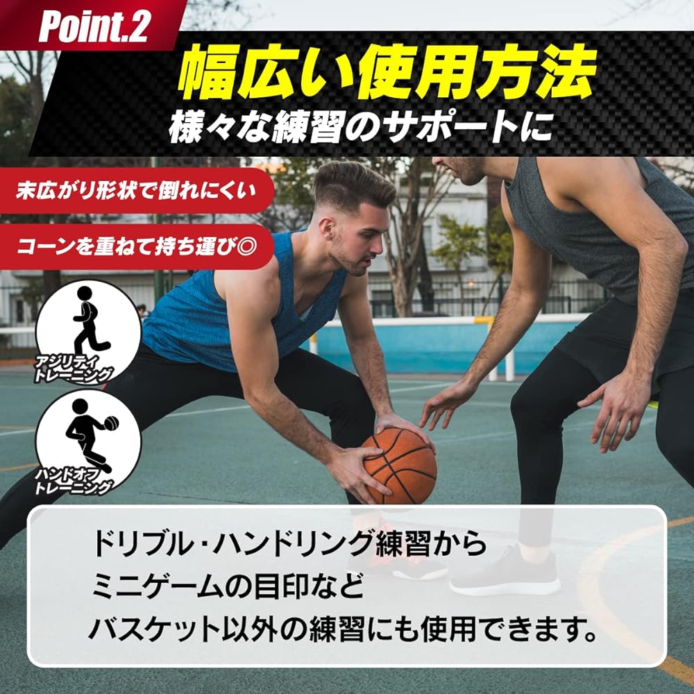 GreenSport Lip Cone Marker Cone for Basketball, Futsal, Soccer